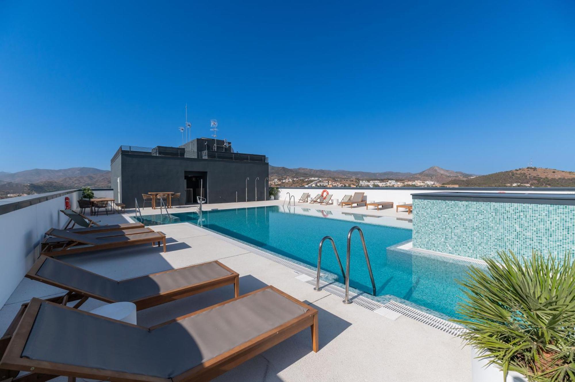 Xpce Urban 4 Malaga Skyline - Free Parking Apartment Bagian luar foto