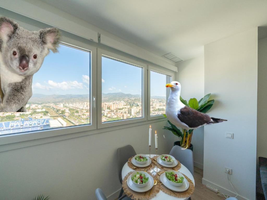 Xpce Urban 4 Malaga Skyline - Free Parking Apartment Bagian luar foto